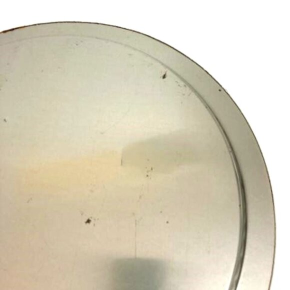 Vtg Christmas Geese Metal Tin Serving Tray Platter 1987 Retro - Picture 7 of 7